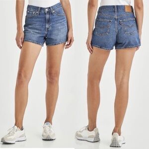 LEVI’S Premium 80S MOM SHORTS 26 HIGH RISE You Sure Can - Medium Wash A46950003
